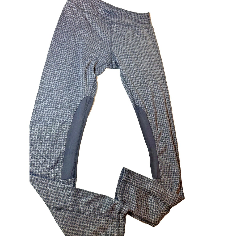 KYODAN Women's M/M Checked Jodhpurs Leggings High Waisted Activewear Pants